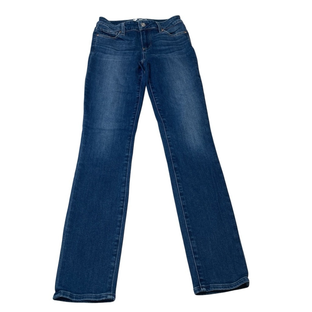 Paige Skyline Skinny Dark Wash Blue Denim Jeans Women’s size 25